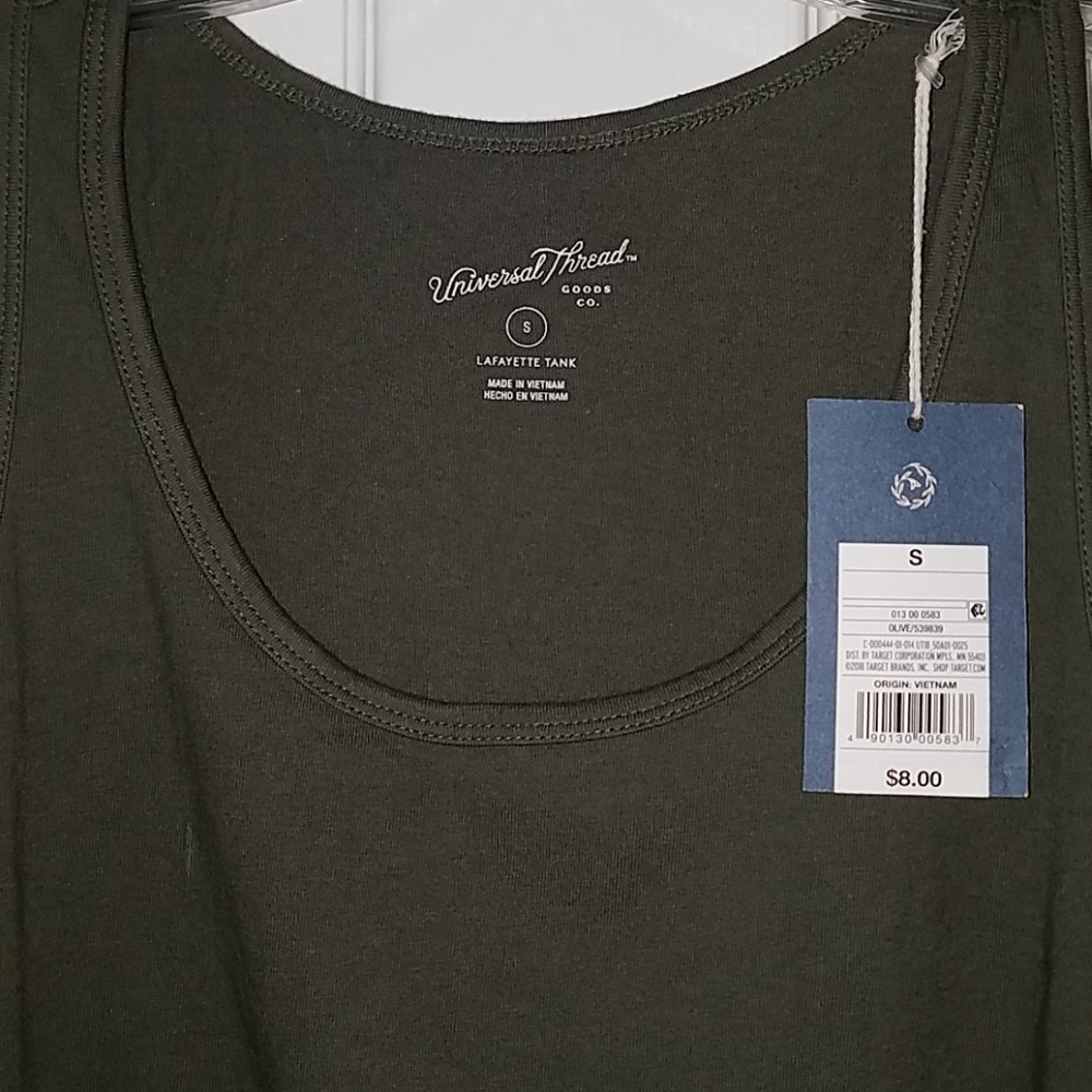 Olive Tank Top - Picture 2 of 3
